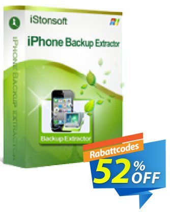 iStonsoft iPhone Backup Extractor Coupon, discount 60% off. Promotion: 
