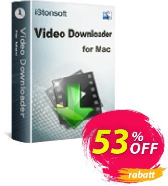iStonsoft Video Downloader for Mac Coupon, discount 60% off. Promotion: 