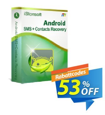 iStonsoft Android SMS+Contacts Recovery Coupon, discount 60% off. Promotion: 