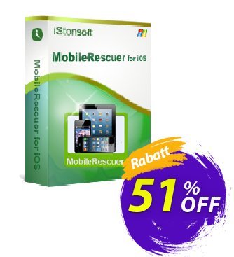 iStonsoft MobileRescuer for iOS Coupon, discount 60% off. Promotion: 