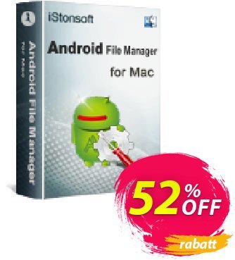 iStonsoft Android File Manager for Mac Coupon, discount 60% off. Promotion: 