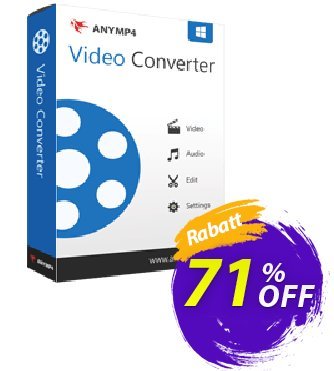 AnyMP4 Video Converter Lifetime Coupon, discount AnyMP4 coupon (33555). Promotion: 