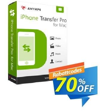 AnyMP4 iPhone Transfer Pro for Mac Lifetime License Coupon, discount AnyMP4 coupon (33555). Promotion: 50% AnyMP4 promotion