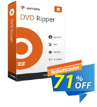AnyMP4 DVD Ripper Coupon, discount AnyMP4 DVD Ripper best offer code 2024. Promotion: 