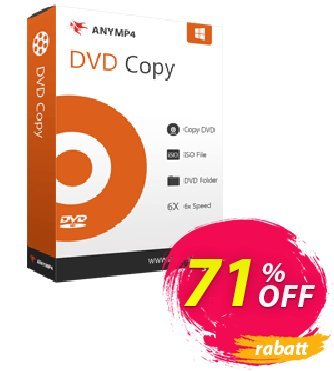 AnyMP4 DVD Copy Lifetime Coupon, discount AnyMP4 coupon (33555). Promotion: 