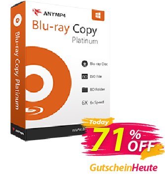AnyMP4 Blu-ray Copy Platinum - Lifetime Coupon, discount AnyMP4 coupon (33555). Promotion: 