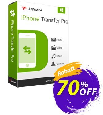 AnyMP4 iPhone Transfer Pro Lifetime Gutschein AnyMP4 coupon (33555) Aktion: 