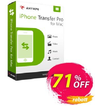 AnyMP4 iPhone Transfer Pro for Mac discount coupon AnyMP4 coupon (33555) - 50% AnyMP4 promotion