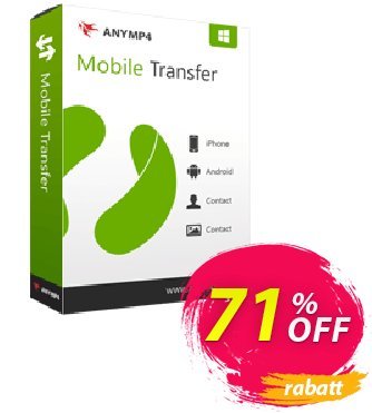 AnyMP4 Mobile Transfer Lifetime Coupon, discount AnyMP4 coupon (33555). Promotion: 50% AnyMP4