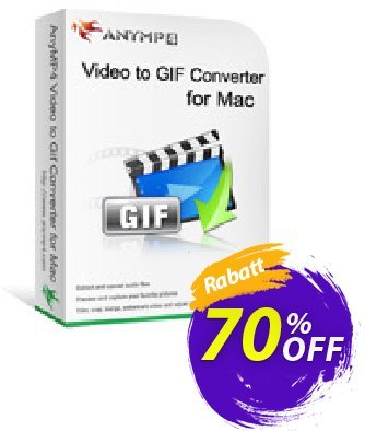 AnyMP4 Video to GIF Converter for Mac Lifetime Coupon, discount AnyMP4 coupon (33555). Promotion: AnyMP4 special discount (33555-95 anymp4 video to gif)