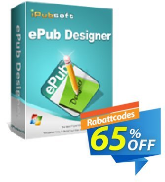 iPubsoft ePub Designer Coupon, discount 65% disocunt. Promotion: 