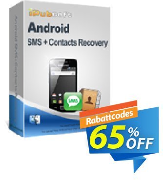 iPubsoft Android SMS+Contacts Recovery (Mac Version) Coupon, discount 65% disocunt. Promotion: 