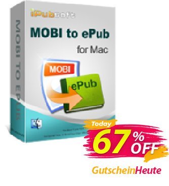 iPubsoft MOBI to ePub Converter for Mac Coupon, discount 65% disocunt. Promotion: 