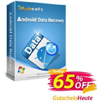 iPubsoft Android Data Recovery discount coupon 65% disocunt - 