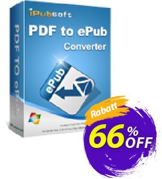 iPubsoft PDF to ePub Converter Coupon, discount 65% disocunt. Promotion: 