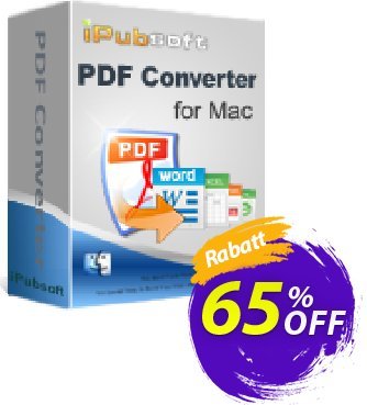 iPubsoft PDF Converter for Mac Coupon, discount 65% disocunt. Promotion: 