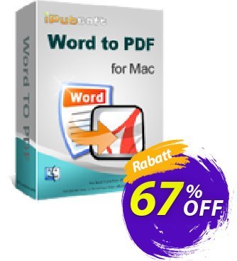 iPubsoft Word to PDF Converter for Mac Coupon, discount 65% disocunt. Promotion: 