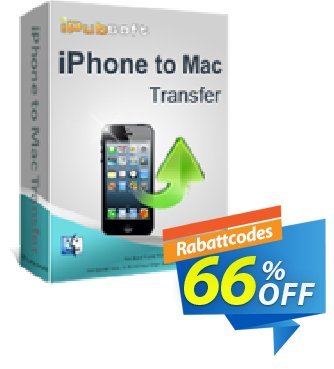 iPubsoft iPhone to Mac Transfer Coupon, discount 65% disocunt. Promotion: 