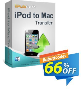 iPubsoft iPod to Mac Transfer Coupon, discount 65% disocunt. Promotion: 