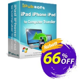 iPubsoft iPad iPhone iPod to Computer Transfer discount coupon 65% disocunt - 