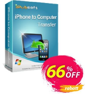 iPubsoft iPhone to Computer Transfer Coupon, discount 65% disocunt. Promotion: 