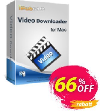 iPubsoft Video Downloader for Mac Coupon, discount 65% disocunt. Promotion: 
