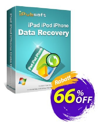 iPubsoft iPad/iPod/iPhone Data Recovery Coupon, discount 65% disocunt. Promotion: 