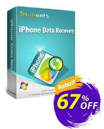 iPubsoft iPhone Data Recovery Coupon, discount 65% disocunt. Promotion: 