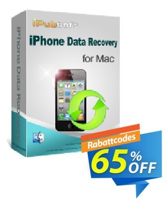 iPubsoft iPhone Data Recovery for Mac Coupon, discount 65% disocunt. Promotion: 