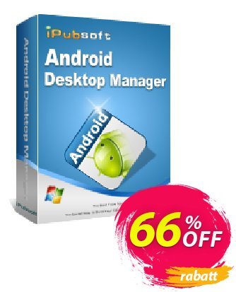 iPubsoft Android Desktop Manager Coupon, discount 65% disocunt. Promotion: 