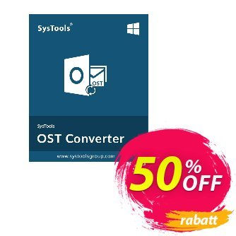 SysTools OST Converter (Enterprise License) Coupon, discount 25% OFF SysTools OST Converter (Enterprise License), verified. Promotion: Awful sales code of SysTools OST Converter (Enterprise License), tested & approved