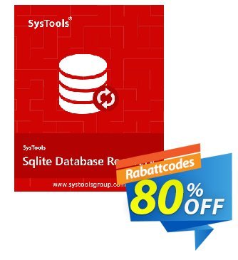 SysTools SQLite Database Recovery (Business License) Coupon, discount SysTools coupon 36906. Promotion: 