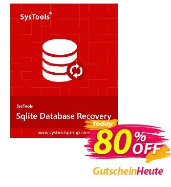 SysTools SQLite Database Recovery (Enterprise License) Coupon, discount SysTools coupon 36906. Promotion: 