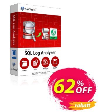 SysTools SQL Log Analyzer Coupon, discount SysTools SQL Log Analyzer amazing promo code 2024. Promotion: 