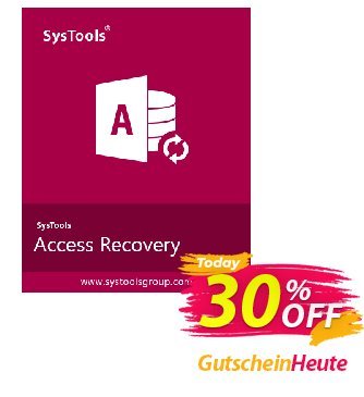 SysTools Access Recovery  (Business License) Coupon, discount SysTools coupon 36906. Promotion: 
