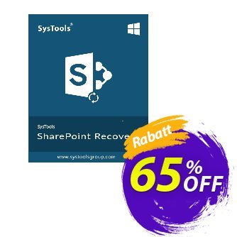 SysTools Sharepoint Recovery (Enterprise) Coupon, discount SysTools coupon 36906. Promotion: 