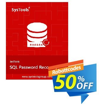 SysTools  SQL Password Recovery Coupon, discount SysTools Summer Sale. Promotion: 