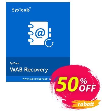 SysTools WAB Recovery - Business  Gutschein SysTools coupon 36906 Aktion: 