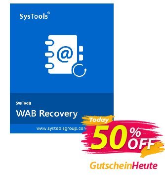 SysTools WAB Recovery (Enterprise) Coupon, discount SysTools coupon 36906. Promotion: 