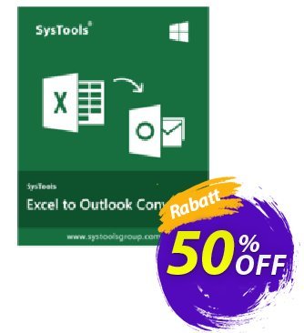 SysTools Excel to Outlook (Business) Coupon, discount SysTools coupon 36906. Promotion: 