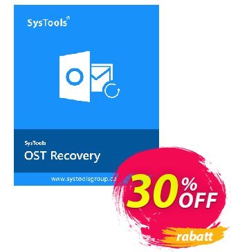 SysTools OST Recovery (Corporate License) Coupon, discount SysTools coupon 36906. Promotion: 