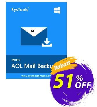 SysTools AOL Backup Coupon, discount SysTools Summer Sale. Promotion: special offer code of SysTools AOL Backup 2024