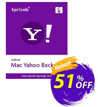 SysTools Mac Yahoo Backup discount coupon 30% OFF SysTools Yahoo Backup for MAC, verified - Awful sales code of SysTools Yahoo Backup for MAC, tested & approved