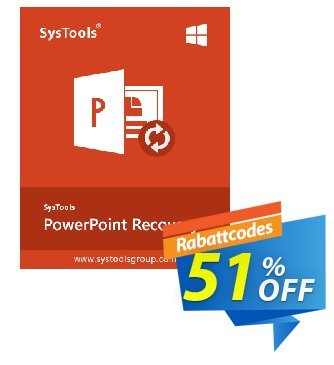 SysTools PowerPoint Recovery Coupon, discount 30% OFF SysTools PowerPoint Recovery, verified. Promotion: Awful sales code of SysTools PowerPoint Recovery, tested & approved