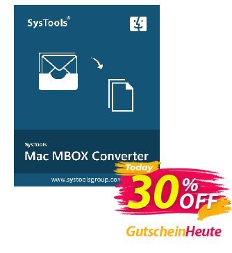 SysTools Mac MBOX Converter Coupon, discount SysTools Spring Sale. Promotion: impressive discount code of SysTools Mac MBOX Converter 2024