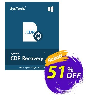 SysTools CDR Recovery Gutschein SysTools Summer Sale Aktion: amazing discount code of SysTools CDR Recovery 2024