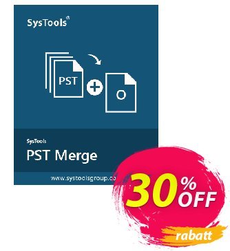 SysTools PST Merge Coupon, discount SysTools PST Merge stirring discounts code 2024. Promotion: 