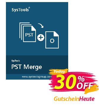 SysTools PST Merge (Business License) Coupon, discount SysTools coupon 36906. Promotion: 