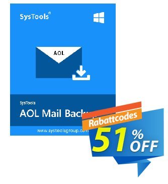 SysTools AOL Backup for Windows Gutschein SysTools Summer Sale Aktion: special deals code of SysTools AOL Backup - Single User 2024