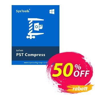 SysTools PST Compress (Business) Coupon, discount SysTools coupon 36906. Promotion: 